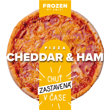 Pizza Cheddar & ham