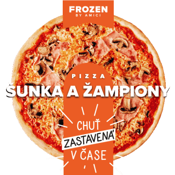 Pizza Šunka a žampiony